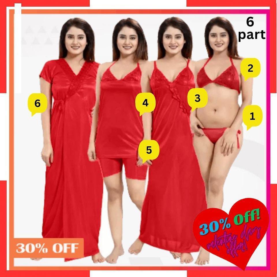 স্টাইলিশ ৬ পার্ট নাইটি ড্রেস